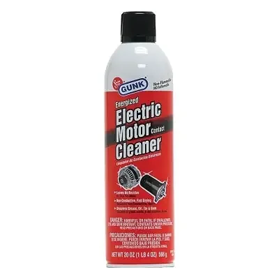 Electric Motor Contact Cleaner, 20 oz, Aerosol Can, Ether Scent
