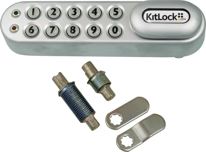 Electronic Cam Cabinet Lock – Horizontal Left Hand Mount – 3/8in to 1-1/8in Spindle Length