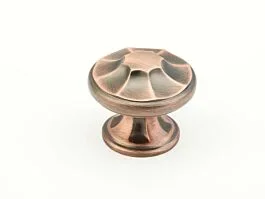 Empire Empire Bronze Round Kitchen Cabinet Drawer Knob, 1-3/8″ Diameter