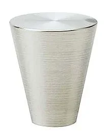 Emtek Brass Cone Satin Nickel Cabinet Hardware Knob 1-1/8″ Diameter