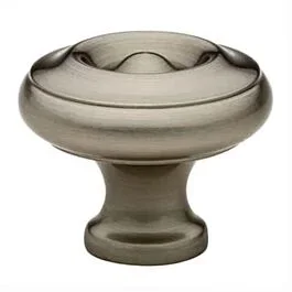 Emtek Brass Waverly Pewter Cabinet Hardware Knob 1-3/4″ Diameter