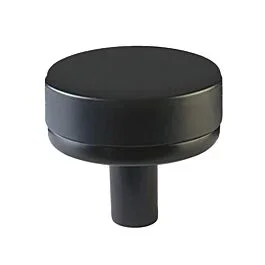 Emtek Select Smooth Conical Knob in Flat Black, 1-1/4″ (32mm) Diameter Cabinet Hardware Knob