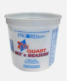 ENCOR MIX-N-MEASURE 2-1/2 QT W/GRADUATIONS