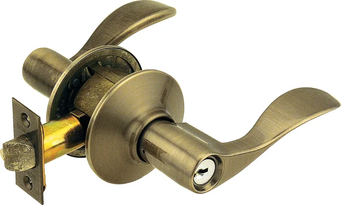 Entry Accent Lever, Grade 2, Antique Brass by Schlage Lock Company
