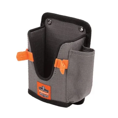 Ergodyne Squids 5543 Barcode Scanner Holder Mount for Gun Grip Mobile Computers – Fastener Straps – Gray – S