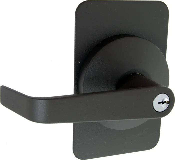 Escutcheon Dane Lever Trim with Key in Lever – Falcon Lock