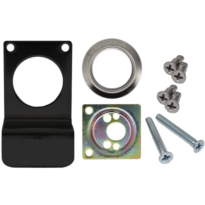 Exit Trim – Finger Pull for Cylinder, Nightlatch Function, 622/US19 Flat Black Powder Coat