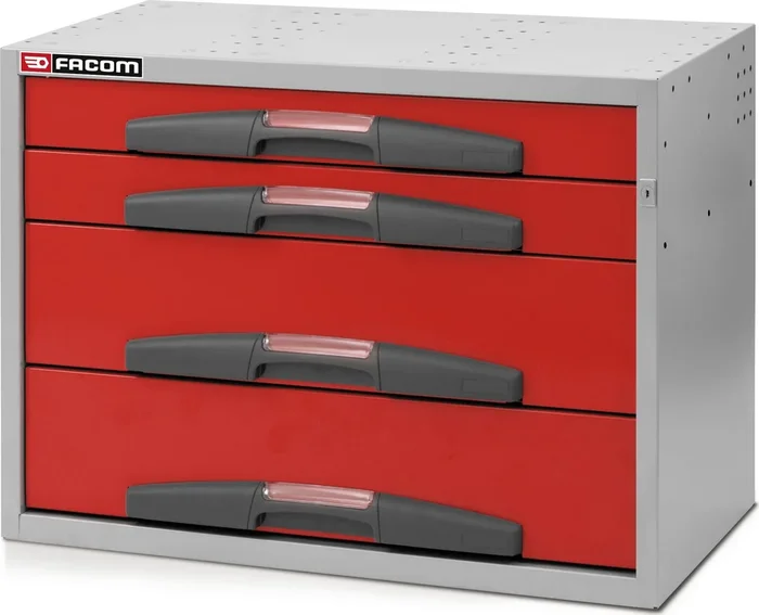 FACOM Regal mittel tief 4 Schubladen fest