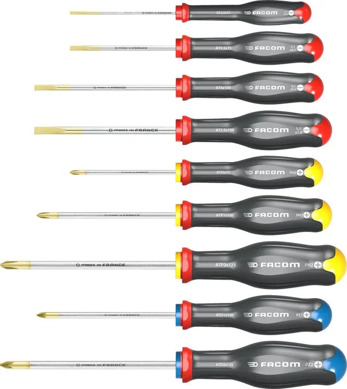 FACOM Schraubendreher-Set 9-tlg.