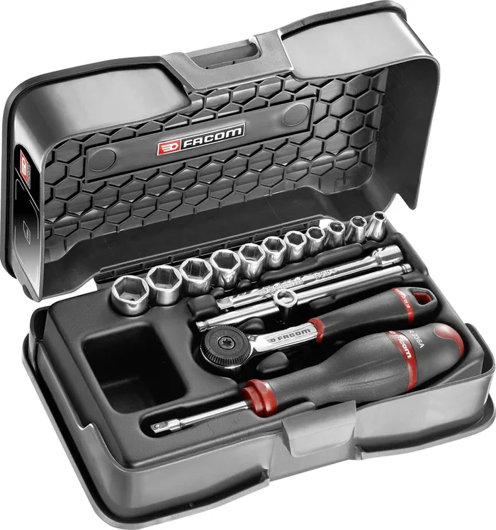 FACOM Steckschluessel-Set 1/4 R.161B, 15-tlg