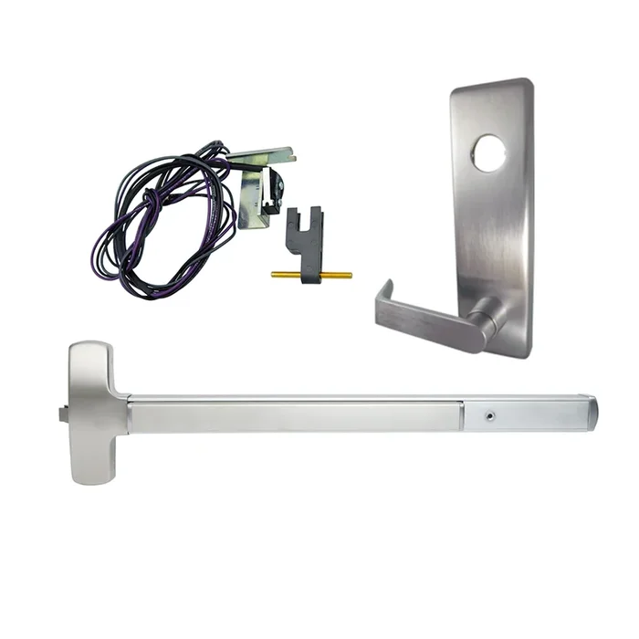 Falcon Lock KIT – RX Request to Exit Rim Exit Device with Dane Lever Nightlatch Trim 510L-NL