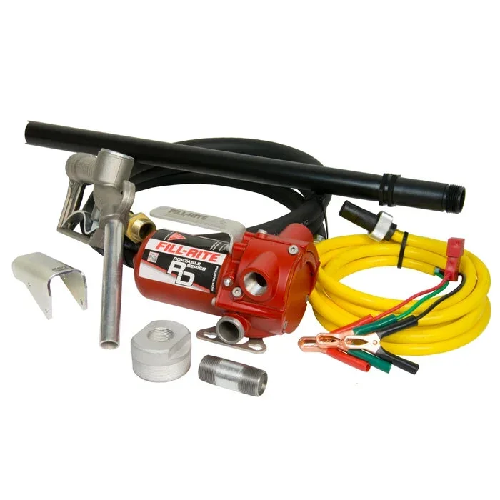 Fill-Rite RD812NP 12V DC 8 GPM Fuel Transfer Pump with Nozzle