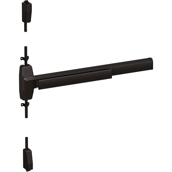Fire-Rated SVR Grooved Exit Device by Von Duprin – 36in x 84in, Grade 1, Dark Bronze