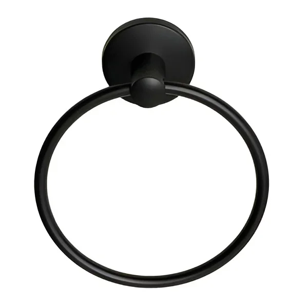 Fisherman’s Wharf Towel Ring – Matte Black by BHP