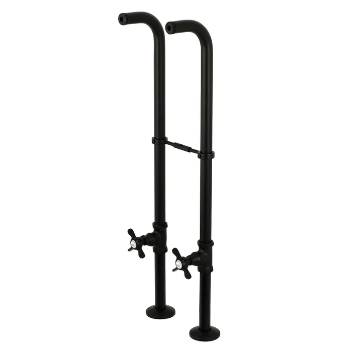 Freestanding Supply Line Package, Matte Black by Kingston Brass
