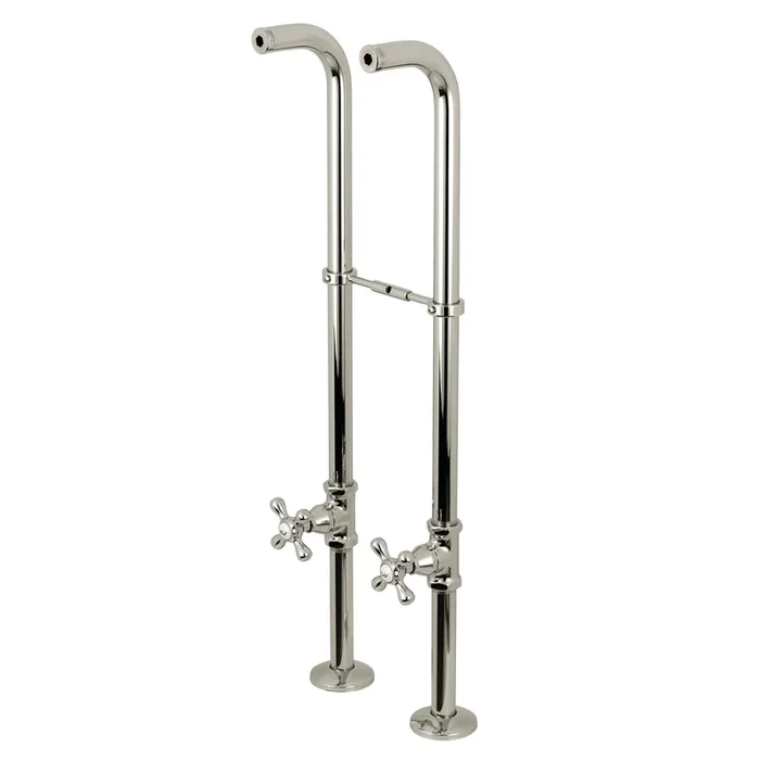 Freestanding Supply Line Package, Polished Nickel by Kingston Brass