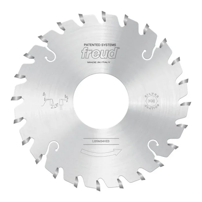 Freud LI25M34HE3 140mm x 3.4 – 4.7mm x 45mm 24T Conical ATB Scoring Saw Blade