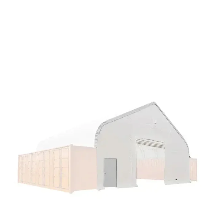 Front End Wall Kit, Compatible with TMG-DT5040CF-PRO container shelter installed with the standard height container (8’6″), TMG-DT50FW8V