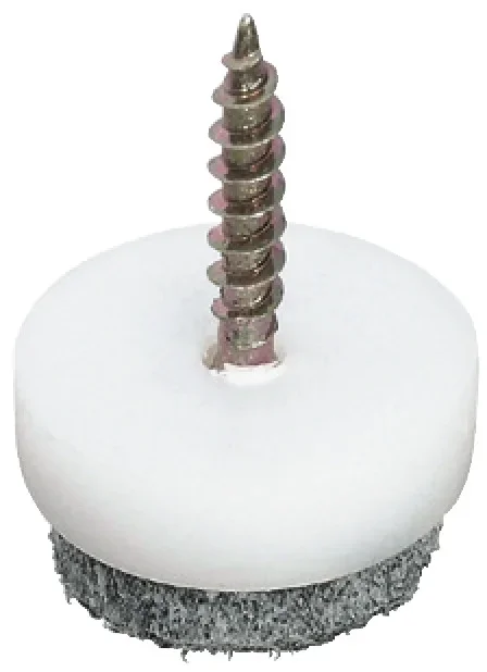 Furniture Glide with Felt Pad – 9mm Height, Screw-in by Hafele