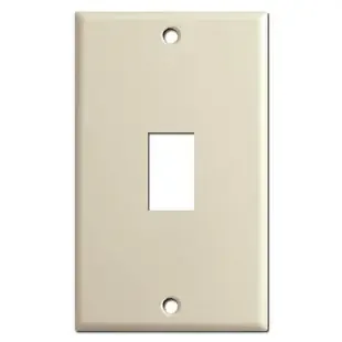 GE Original Vertical Old Low-Voltage Switch Plate Cover – Ivory