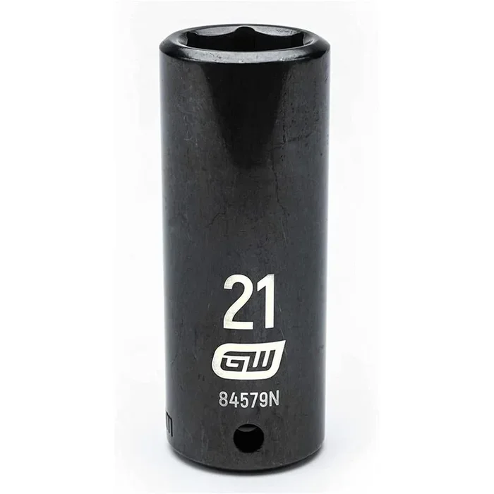 GearWrench 84579N 1/2″ Drive 6 Point 21mm Deep Impact Metric Socket