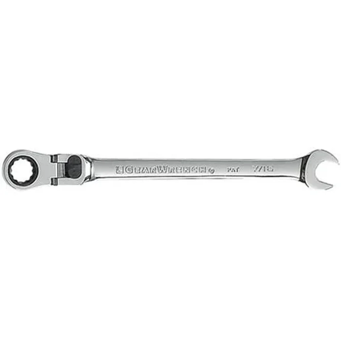 GearWrench 9707 7/16″ 72-Tooth 12 Point Flex Head Ratcheting Combination Wrench