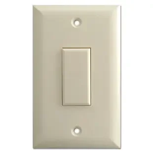 Genesis Touch Plate Light Switch Low Voltage 1 Button – Almond