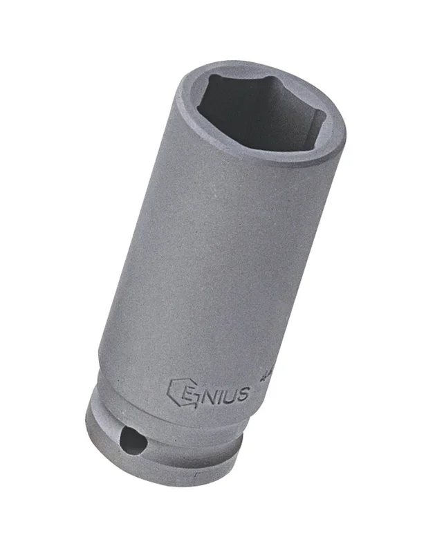 Genius Tools 1/2″ Dr. 1-3/16″ Deep Impact Socket (CR-Mo) – 467838