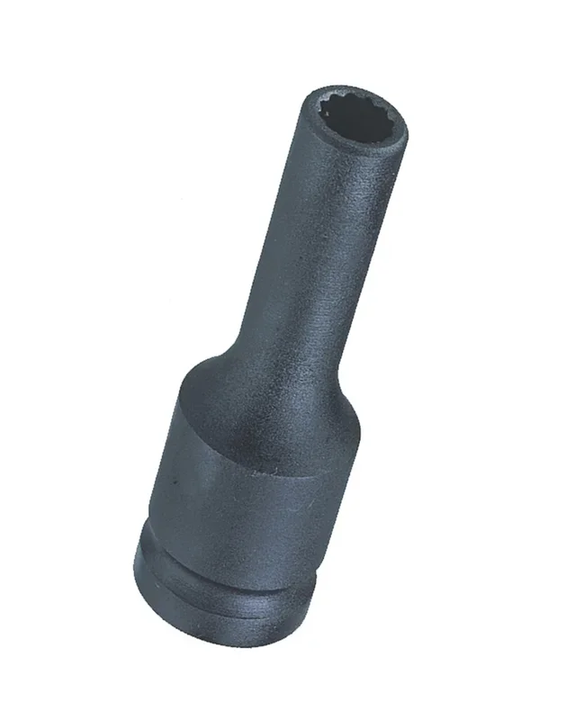 Genius Tools 1/2″ Dr. 11mm Deep Thin Wall Impact Socket (12-Point) (CR-Mo) – 448511