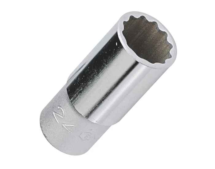 Genius Tools 1/2″ Dr. 17mm Deep Hand Socket (12-Point) – 437817