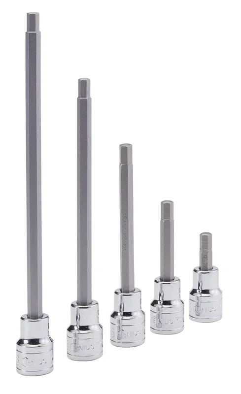 Genius Tools 1/2″ Dr. 19mm Hex Bit Socket, 150mmL – 449+2659