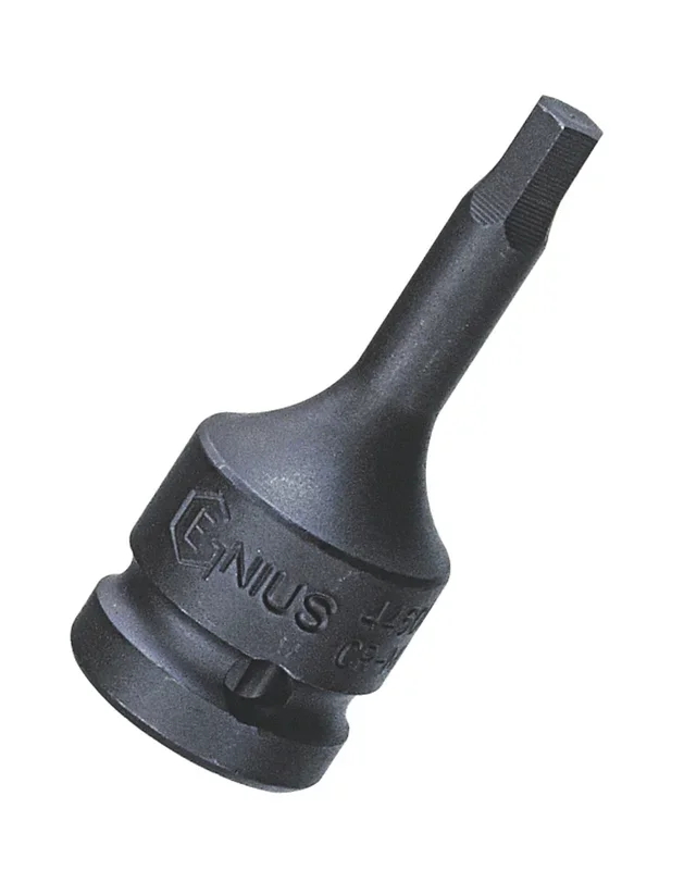 Genius Tools 1/2″ Dr. 8mm Hex Impact Bit Socket, 60mmL (CR-Mo) – 446008