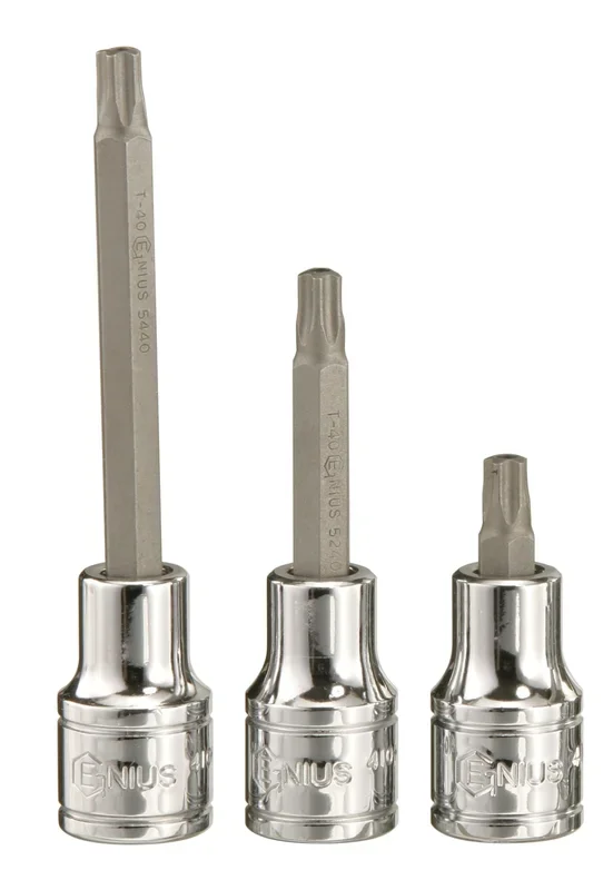 Genius Tools 1/2″ Dr. T-45 Pentacle Bit Socket, 110mmL – 410+5445