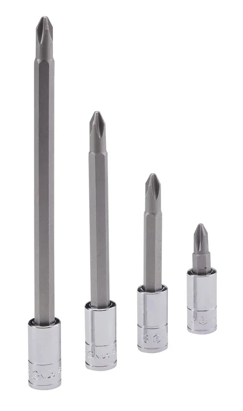 Genius Tools 1/4″ Dr. PH.1 Phillips Bit Socket, 70mmL – 208+1301
