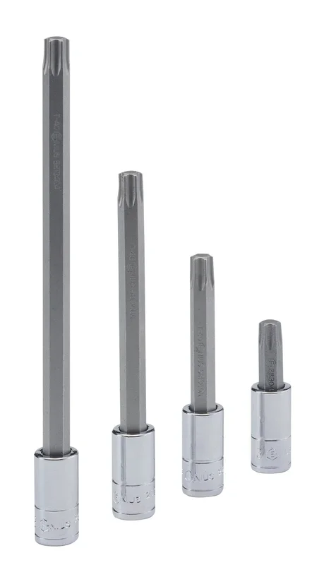 Genius Tools 1/4″ Dr. T-20 Star Bit Socket, 100mmL – 208+6520