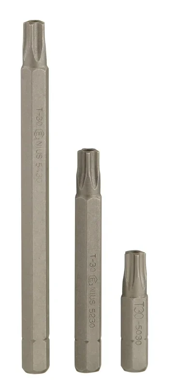 Genius Tools 1/4″ Hex Shank, T-20 Pentacle Screwdriver Bit, 56mmL – 5220