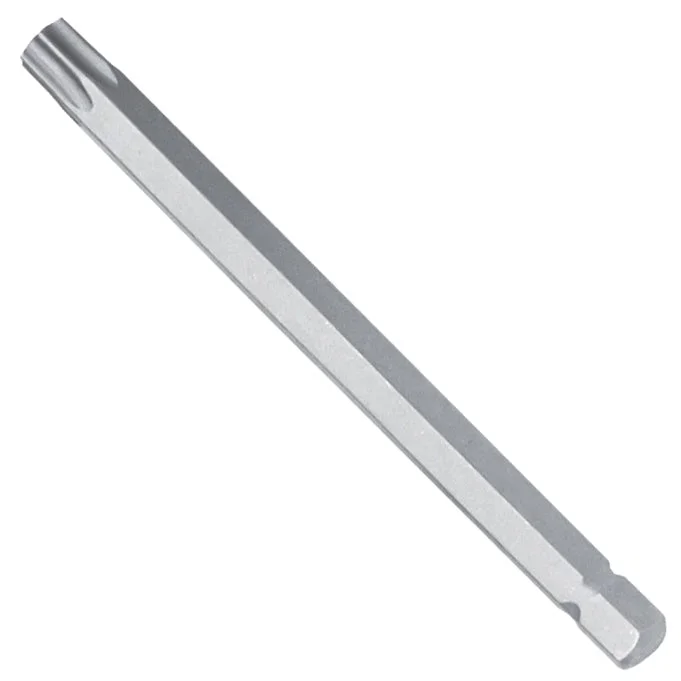 Genius Tools 1/4″ Hex Shank, T-25 Tamperproof Star Screwdriver Bit, 200mmL – 7825
