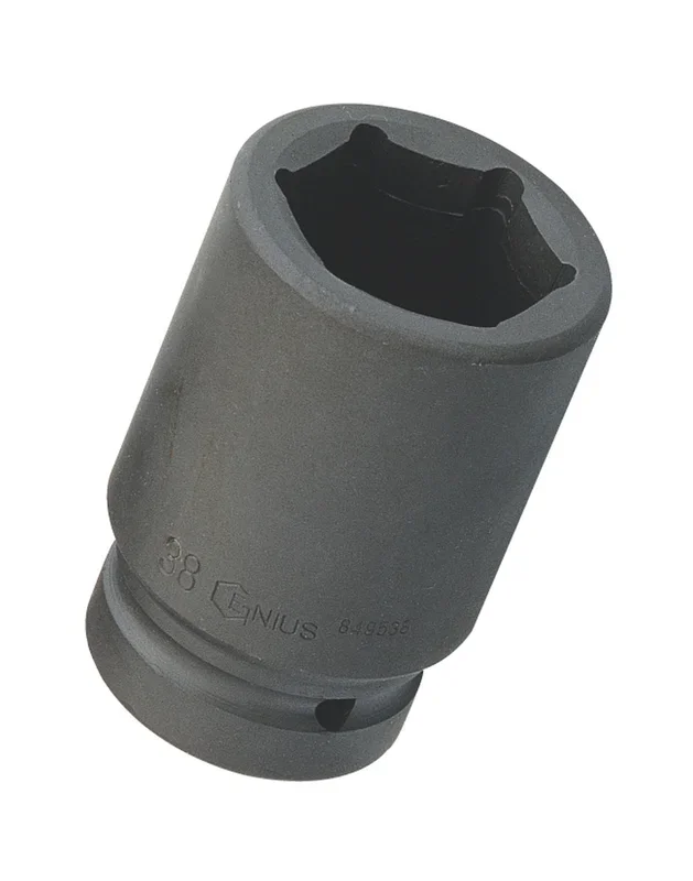 Genius Tools 1″ Dr. 42mm Deep Impact Socket (CR-Mo) – 849542