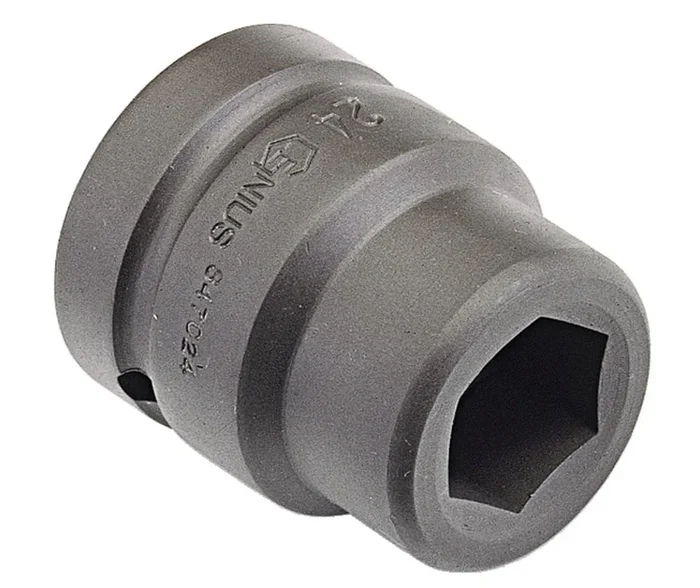 Genius Tools 1″ Dr. 69mm Impact Socket (CR-Mo) – 847069