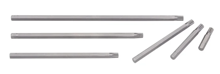 Genius Tools 10mm Hex Shank, M10 Triple Square Screwdriver Bit, 160mmL – 8710
