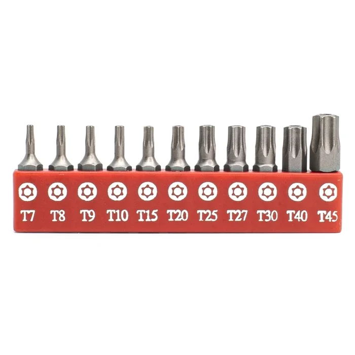 Genius Tools 11 Piece Tamperproof Star Screwdriver Bit Set – SB-811TP