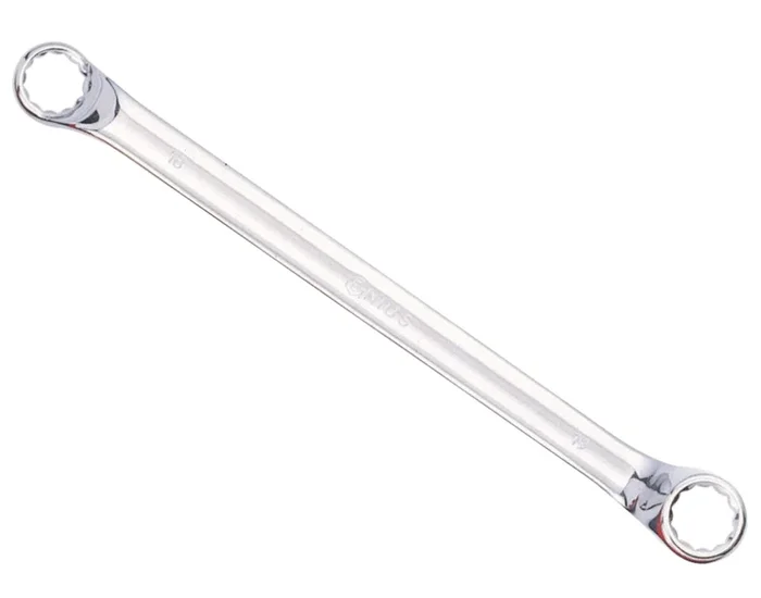 Genius Tools 1×1-1/16″ Double Ended Offset Ring Wrench (Mirror Finish) – 753234