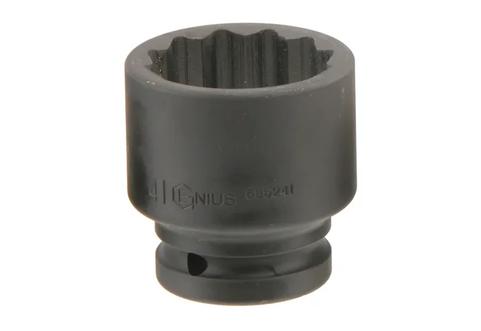 Genius Tools 3/4″ Dr. 1-13/16″ Thin Wall Impact Socket (12-Point) (CR-Mo) – 695258