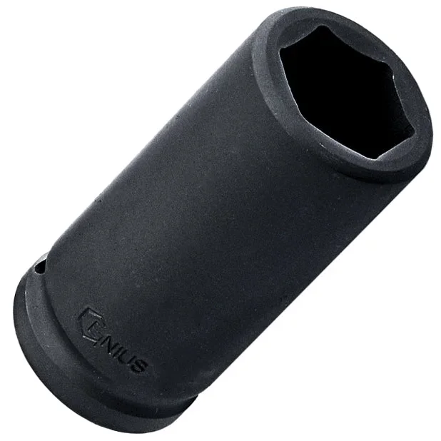 Genius Tools 3/4″ Dr. 18mm Deep Impact Socket (CR-Mo) – 649518