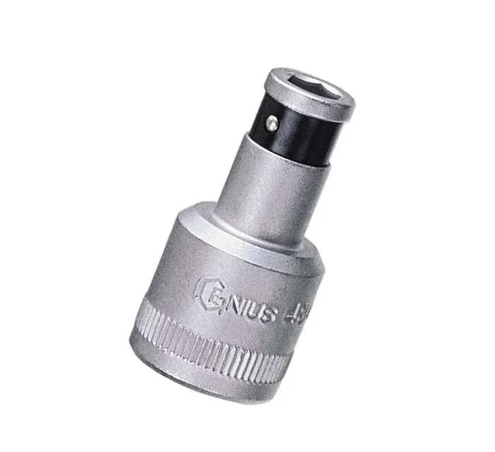 Genius Tools 3/8″ Dr. 10mm Hex Shank Bit Holder, 39mmL – 323910