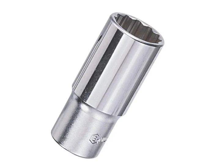 Genius Tools 3/8″ Dr. 8mm Deep Hand Socket (12-Point) – 336308