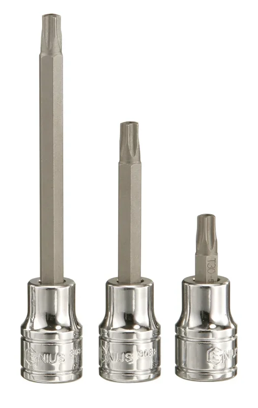 Genius Tools 3/8″ Dr. T-25 Pentacle Bit Socket, 76mmL – 308+5225