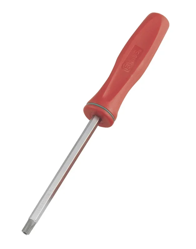 Genius Tools T-15 Tamperproof Star Screwdriver w/Plastic Handle, 175mmL – 593+7715