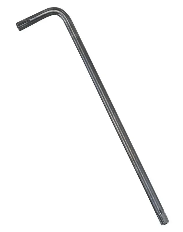 Genius Tools T-20 L-Shaped Tamperproof Star Key Wrench, 95mmL – 581020T