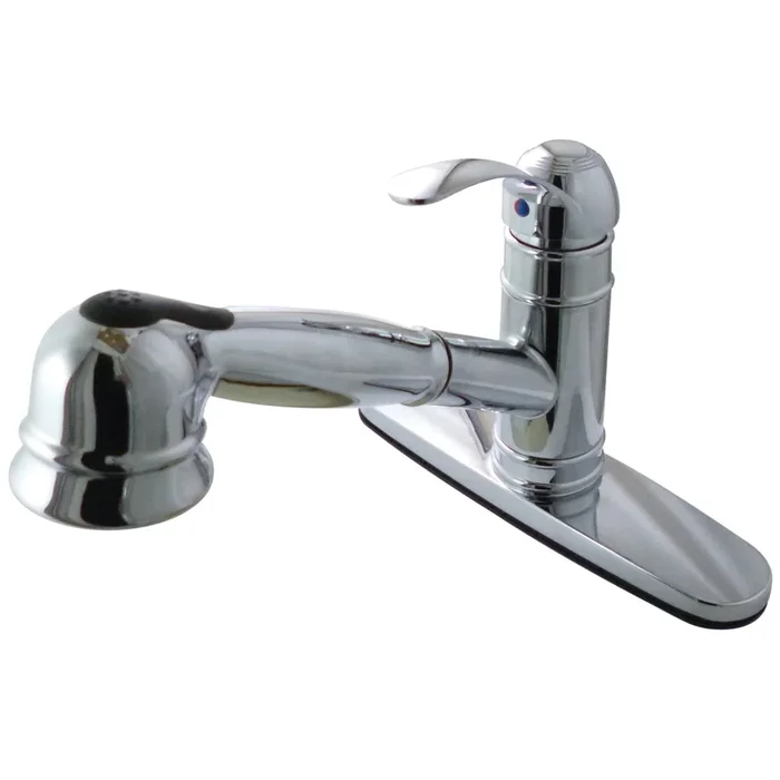 Gourmetier Eden Single-Handle Pull-Out Kitchen Faucet – Polished Chrome